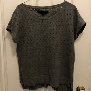 rag & bone Gray Short Sleeve Top